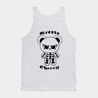 Little cherry bear skeleton Tank Top